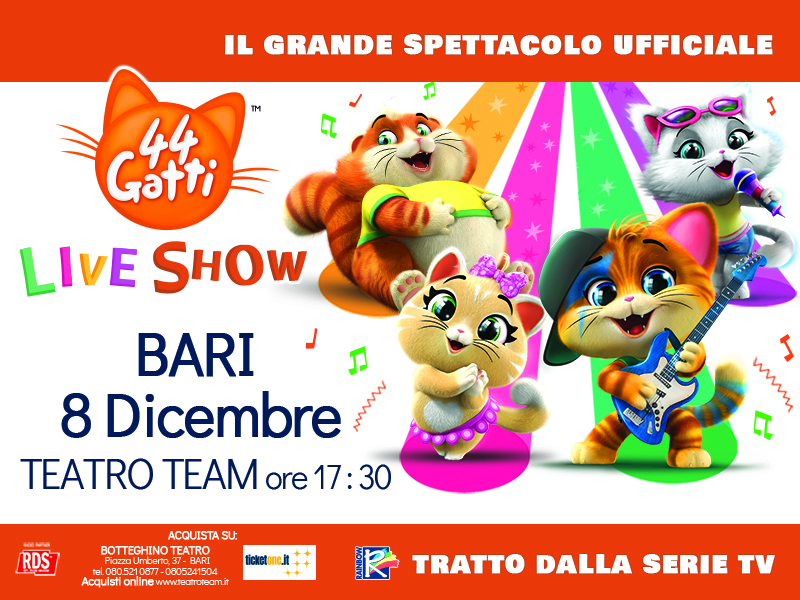 44 Gatti Live Show Rainbow Bari Teatroteam