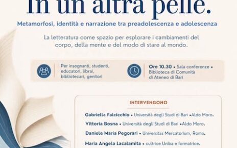 crescere altra pelle Università Bari
